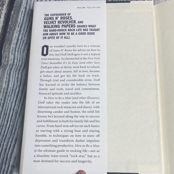 Duff McKagan - How to Be a Man (and Other Illusions) Hardcover Autographed Copy - Picture 6 of 8